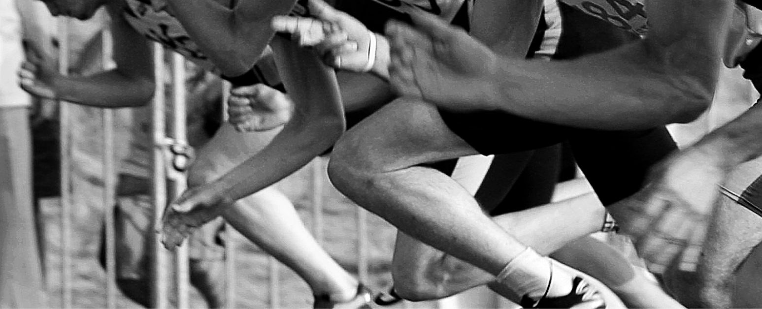 Läufer beim Start